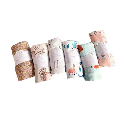 Wholesale Wrapping Yarn Bamboo Fiber Baby Swaddling Towel Throw Blanket Bath Towel