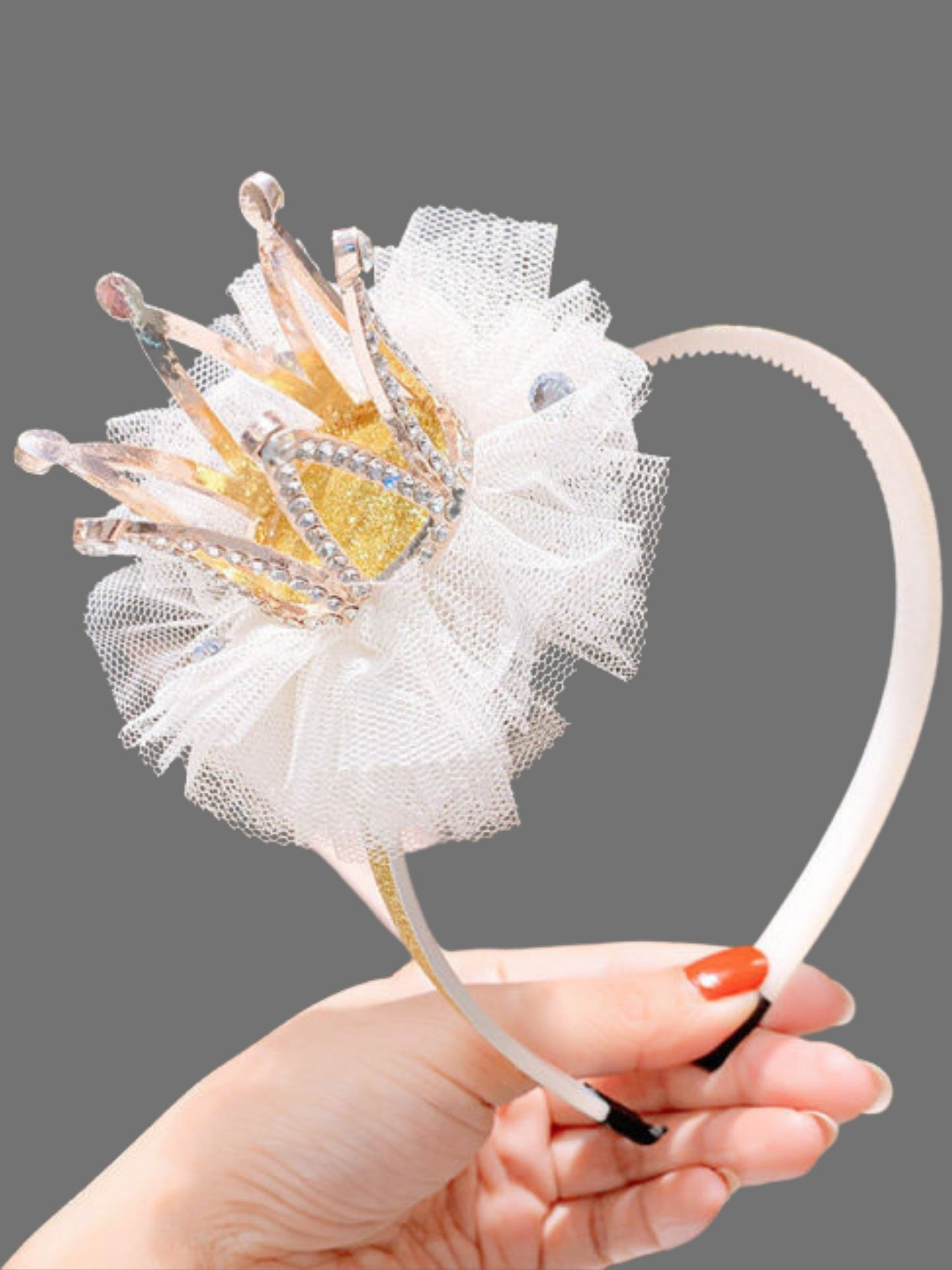 Your Highness Tulle Crown Headband