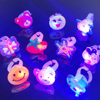 10 Pieces Plastic Luminous Finger Lamp