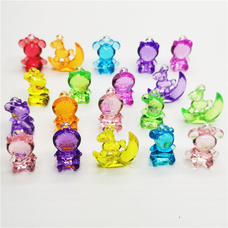 128 Pieces Amusement Park Toys Cartoon Colorful Beads