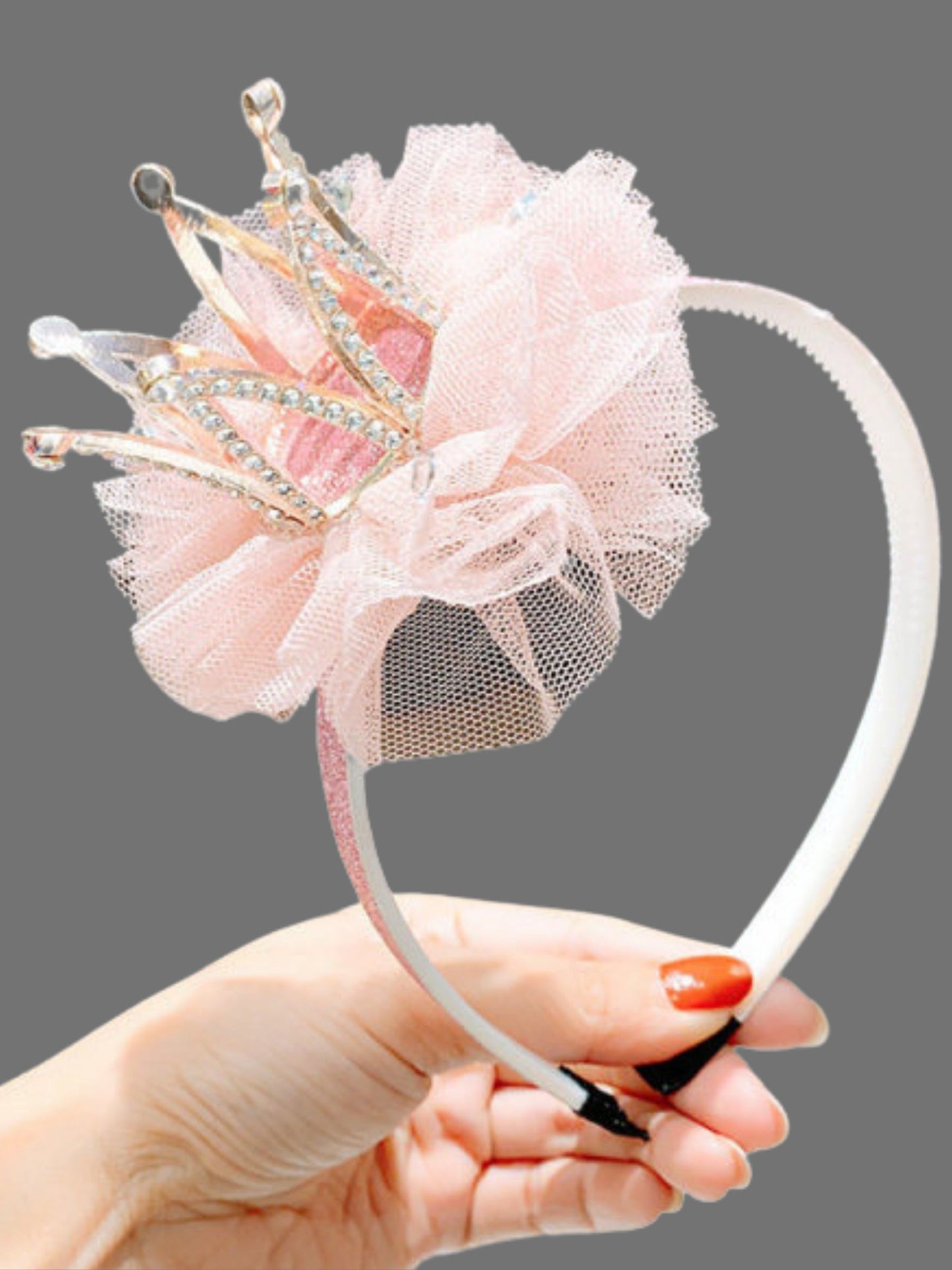 Your Highness Tulle Crown Headband