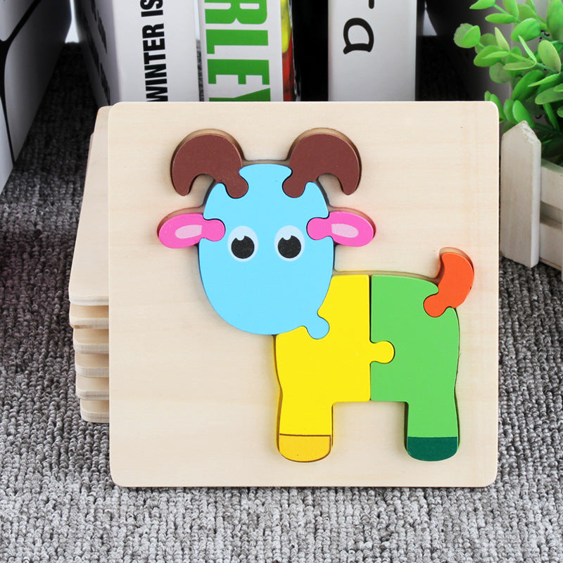 Wooden 3D Panel Educational Toy Set for Kids