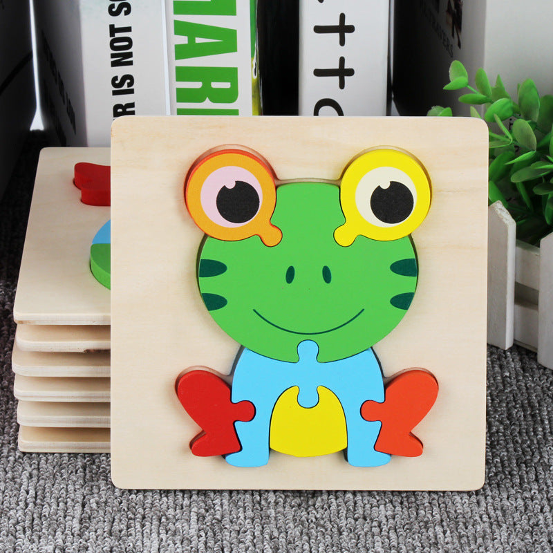 Wooden 3D Panel Educational Toy Set for Kids