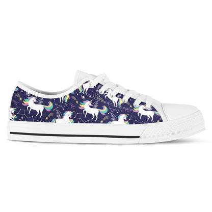 Womens Trendy Unicorn Print Sneakers