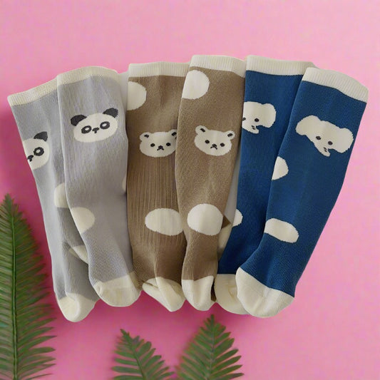 3 Pairs Baby Kid Unisex Cartoon Socks