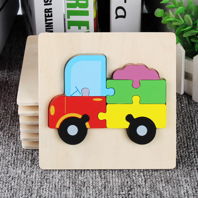 Wooden 3D Panel Educational Toy Set for Kids