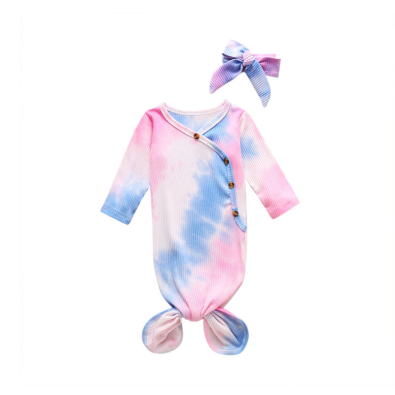 2 Pieces Baby Tie Dye Sleeping Bag And Headband Wholesale 46257083