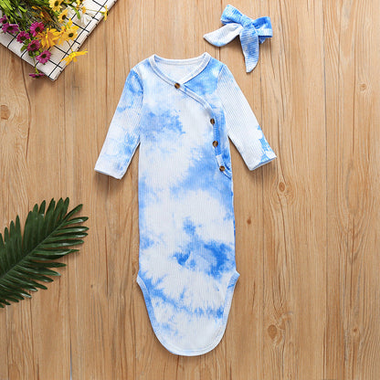 2 Pieces Baby Tie Dye Sleeping Bag And Headband Wholesale 46257083