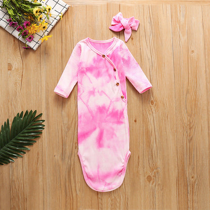 2 Pieces Baby Tie Dye Sleeping Bag And Headband Wholesale 46257083