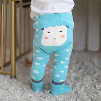 2 Pieces Lovely Baby Cartoon Pants & Socks