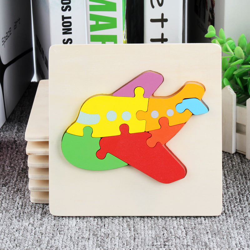 Wooden 3D Panel Educational Toy Set for Kids