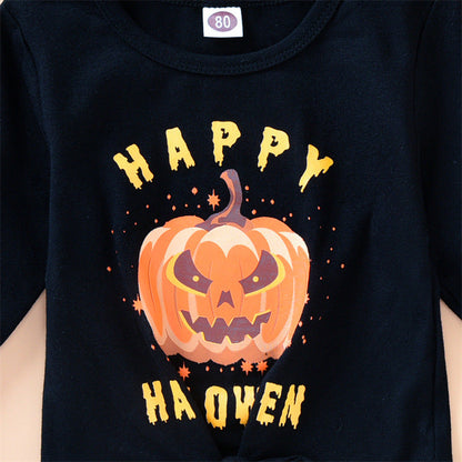 2 Pieces Set Baby Kid Girls Halloween Cartoon Tops And Pants