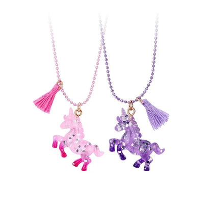 2Pcs/BFF Friendship Set Unicorn Necklace