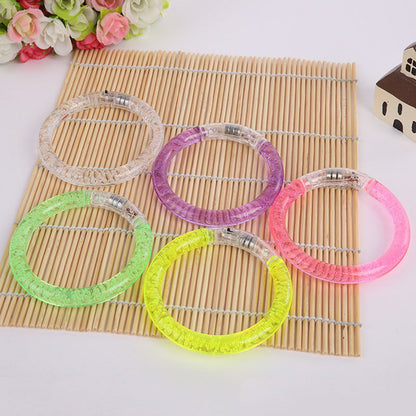 10Pcs Acrylic Luminous Bracelet