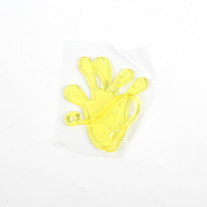 10Pcs Nostalgic Elastic Telescopic Sticky Palm Toys Trick