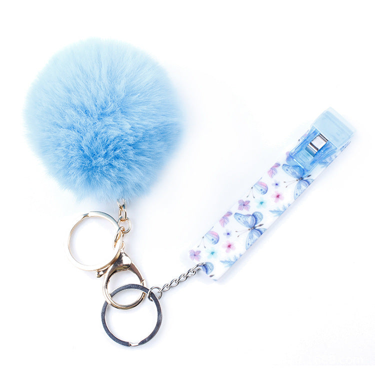 10PCS Hair Ball Butterfly ATM Contactless Plastic Card