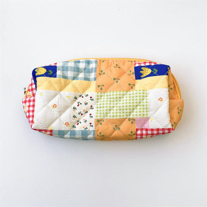 Woven Floral Pencil Case