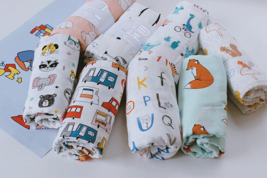 Wholesale Wrapping Yarn Bamboo Fiber Baby Swaddling Towel Throw Blanket Bath Towel