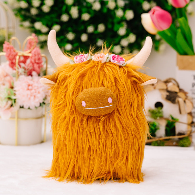 Wholesale Yak Scottish Plush Children's Doll Polyester TOY