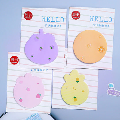 10PCS Fruit Paper Sticky Notes