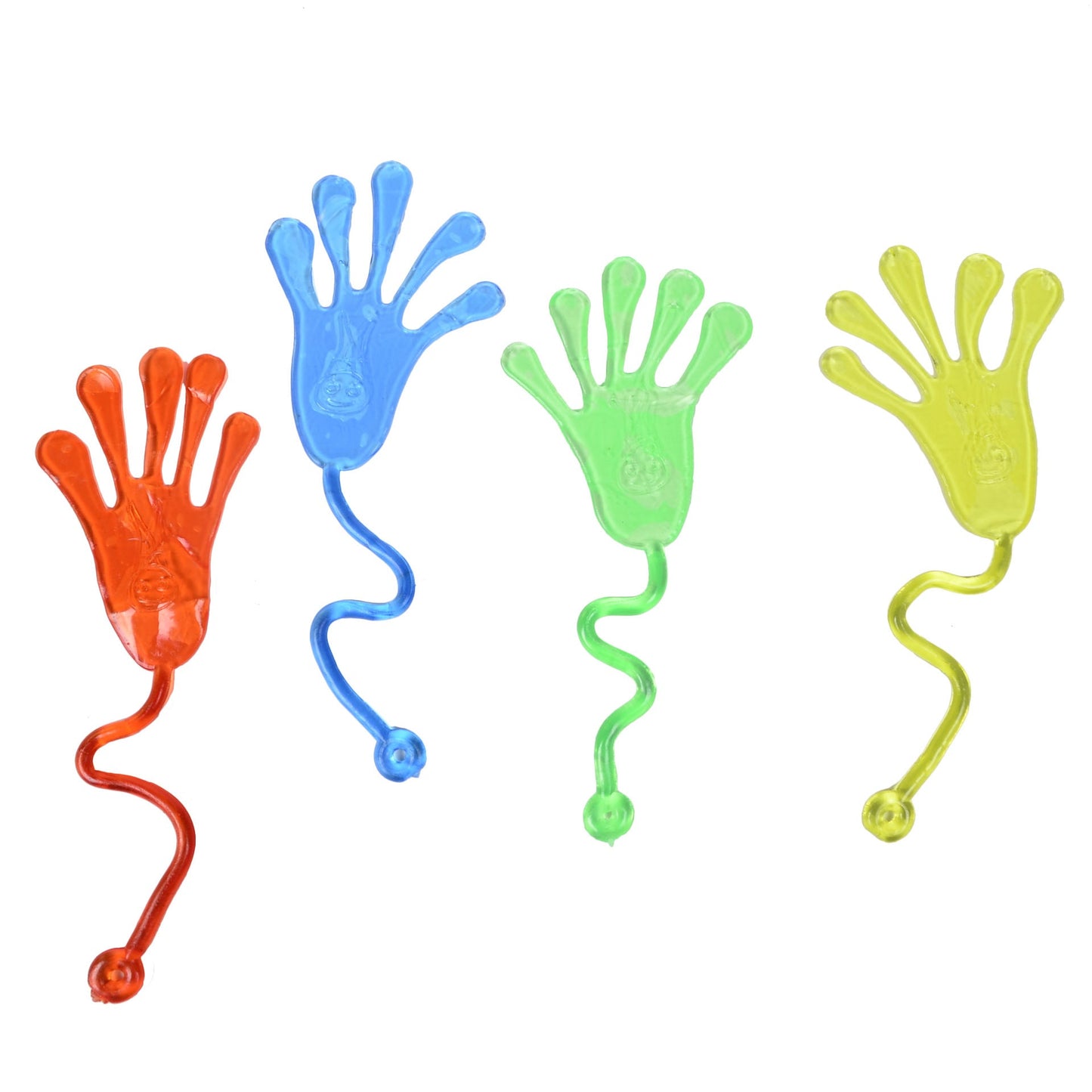 10Pcs Nostalgic Elastic Telescopic Sticky Palm Toys Trick