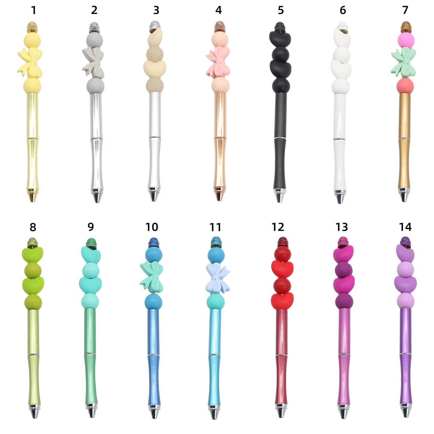 20PCS/PACK Silicone Bead Pen