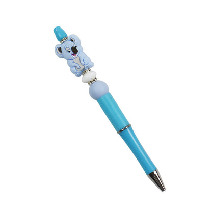 10PCS DIY Handmade Cartoon Koala Silicone Bead Pen