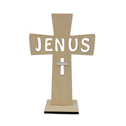 Wooden Cross Ornaments