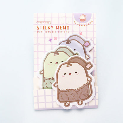 10 PCS Cute Cartoon Paper Sticky Notes