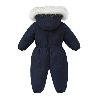 Winter Baby Jumpsuit: Warm Ski Suit for Boys and Girls