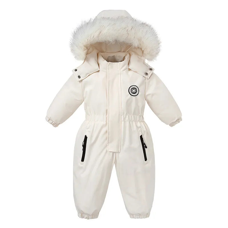 Winter Baby Jumpsuit: Warm Ski Suit for Boys and Girls