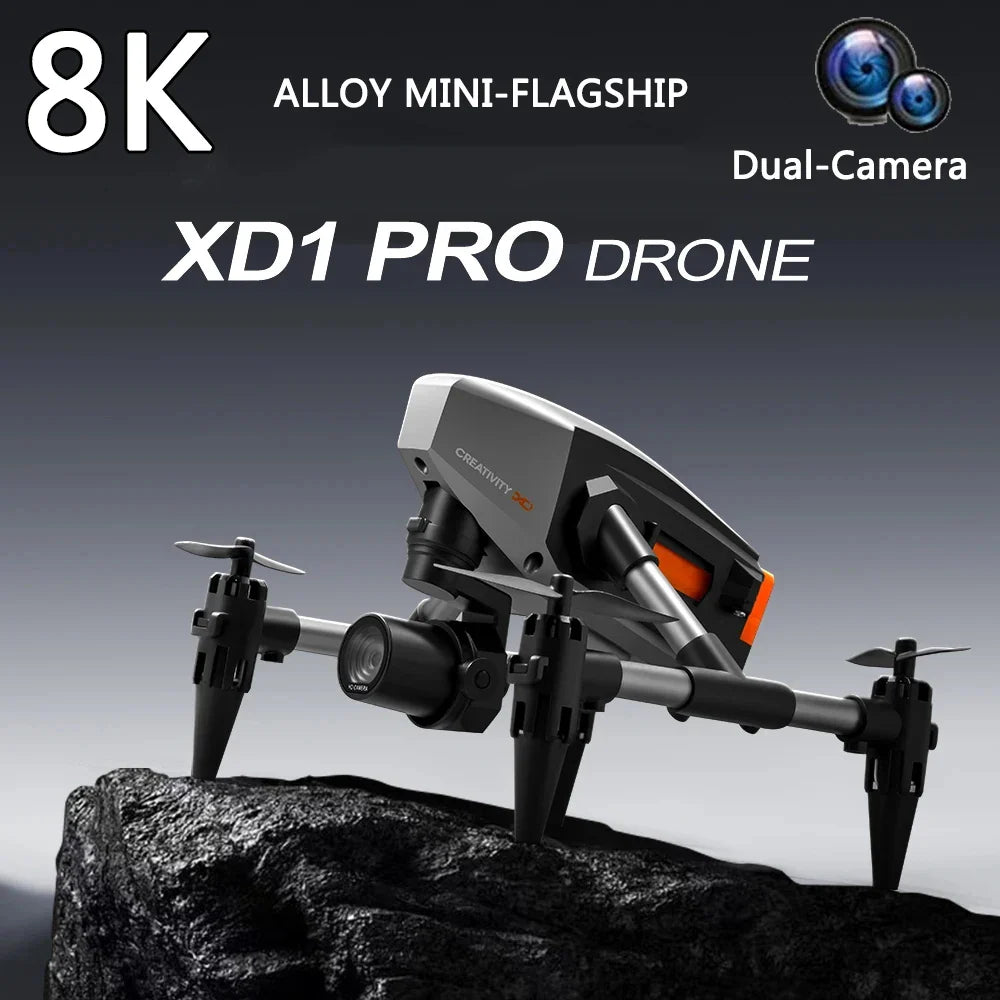 XD1 Mini Alloy 8K Dual Camera Architecture Drone