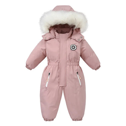 Winter Baby Jumpsuit: Warm Ski Suit for Boys and Girls