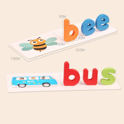 Word Spelling Puzzle Game Preschool Educational Toys Kids Accessories Wholesale