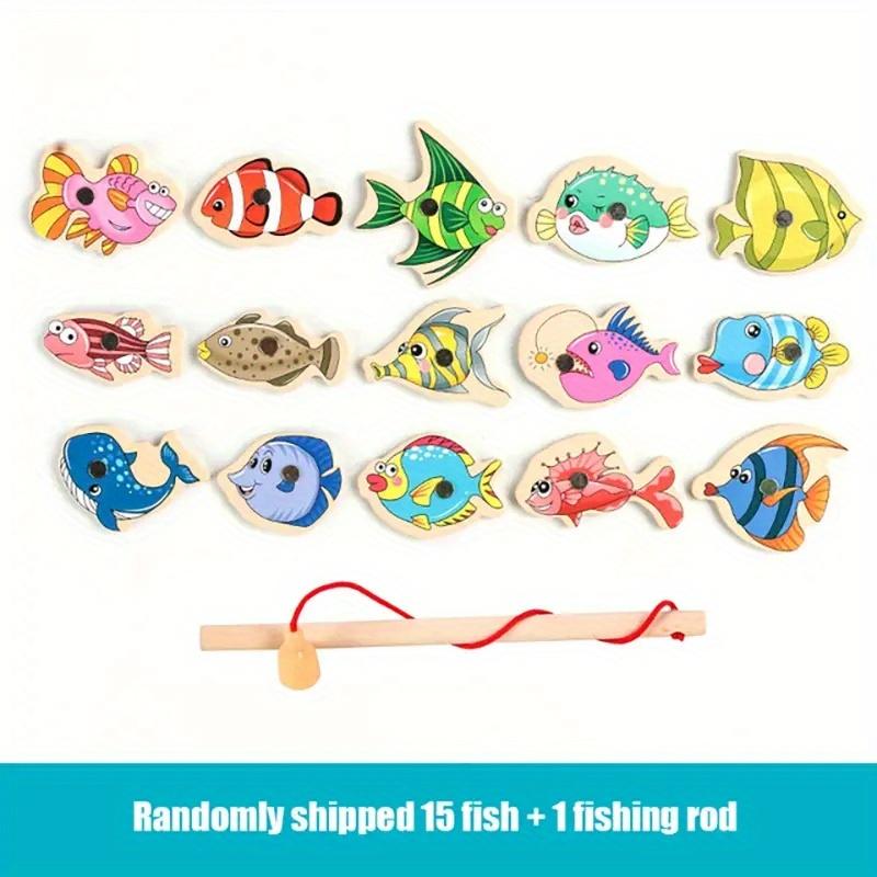 16pcs/33pcs/54pcs Fishing Games Toy For Kids