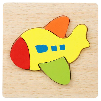 Wooden 3D Puzzle Children's Educational Toy