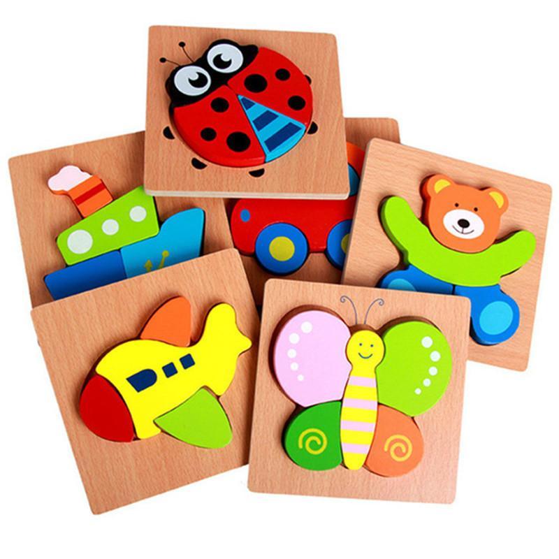 Wooden 3D Puzzle Children's Educational Toy