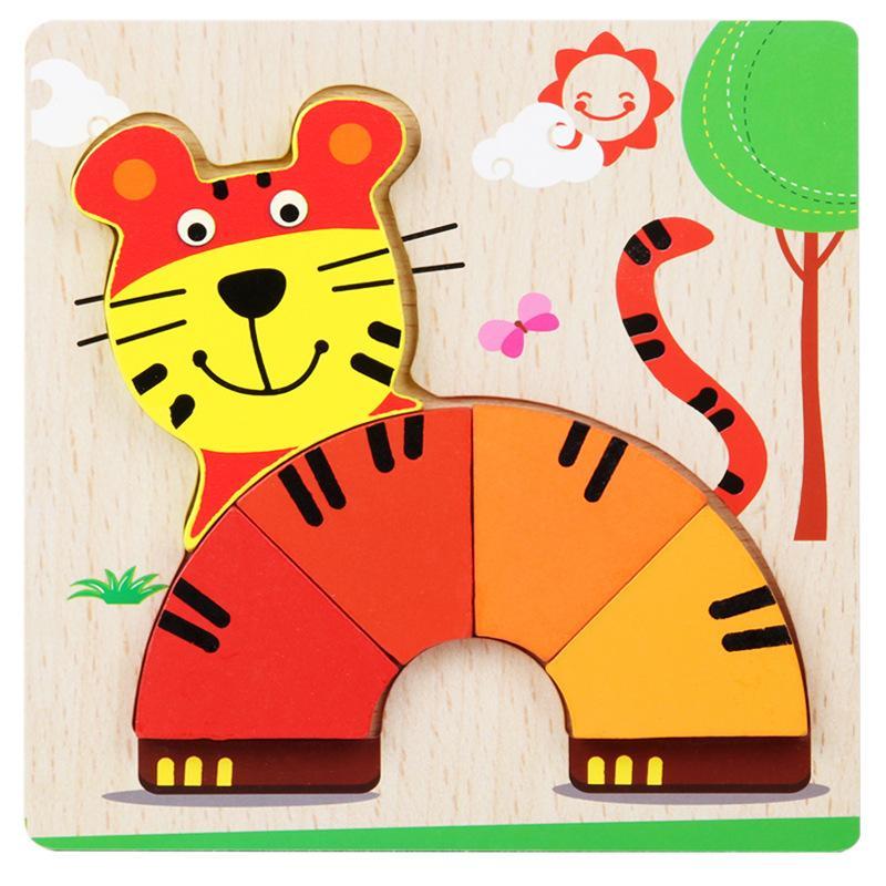 Wooden 3D Puzzle Children's Educational Toy