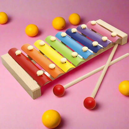 Wooden Eight-tone Piano Percussion Children's Toys