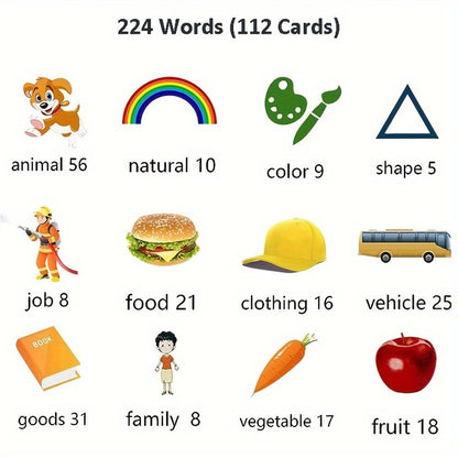 224 Sight Words Bilingual English Spanish Flash Cards For Kids