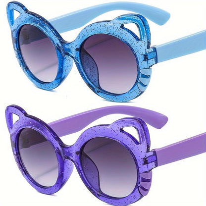 2 Pieces sunscreen children's sunglasses for boys and girls