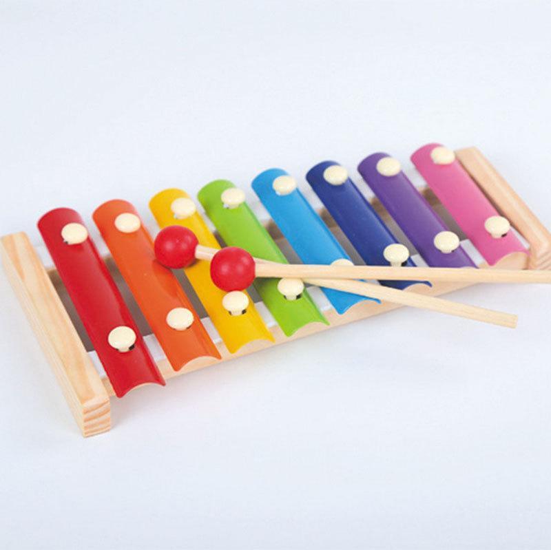 Wooden Eight-tone Piano Percussion Children's Toys