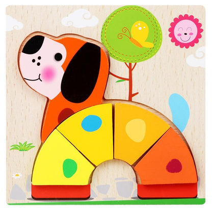 Wooden 3D Puzzle Children's Educational Toy