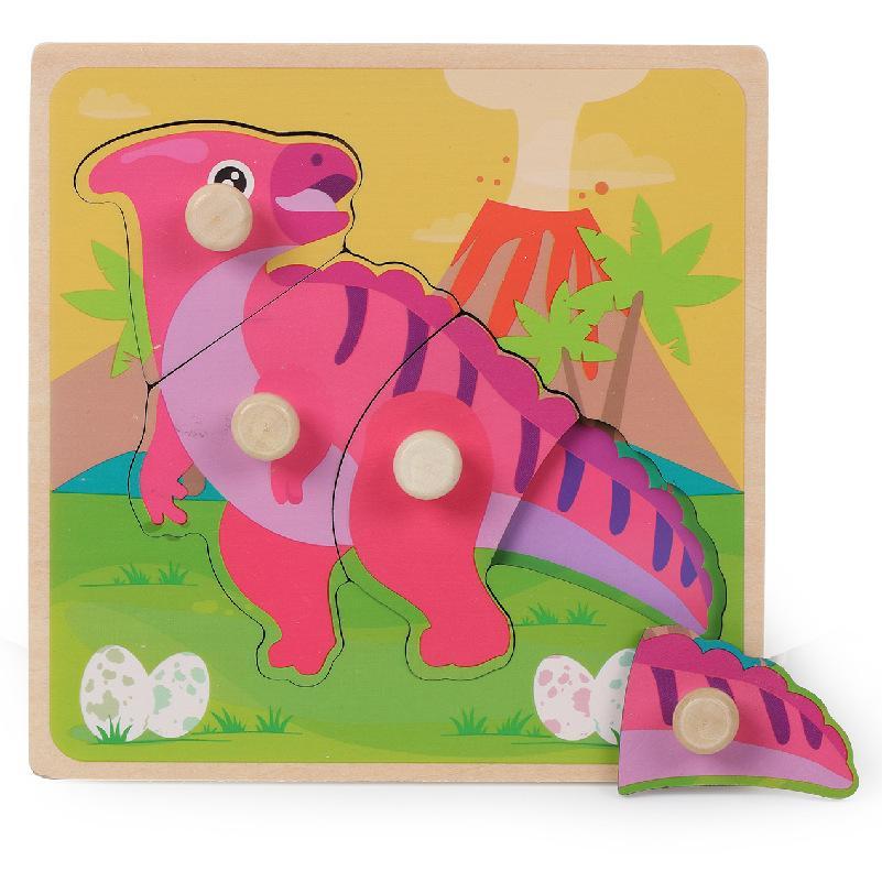 Wooden Children's Nail Hand Grab Board Jigsaw Puzzle Toy