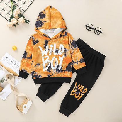 2022 Pants Set Pullover Hooded Children's Wear