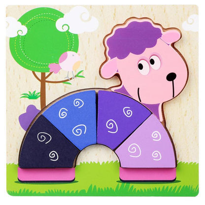 Wooden 3D Puzzle Children's Educational Toy