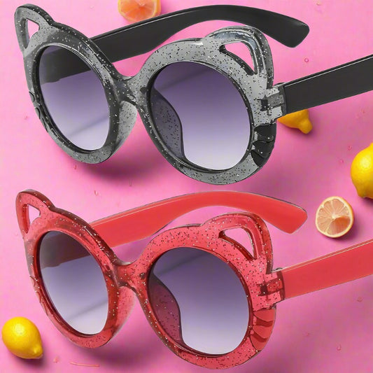 2 Pieces sunscreen children's sunglasses for boys and girls