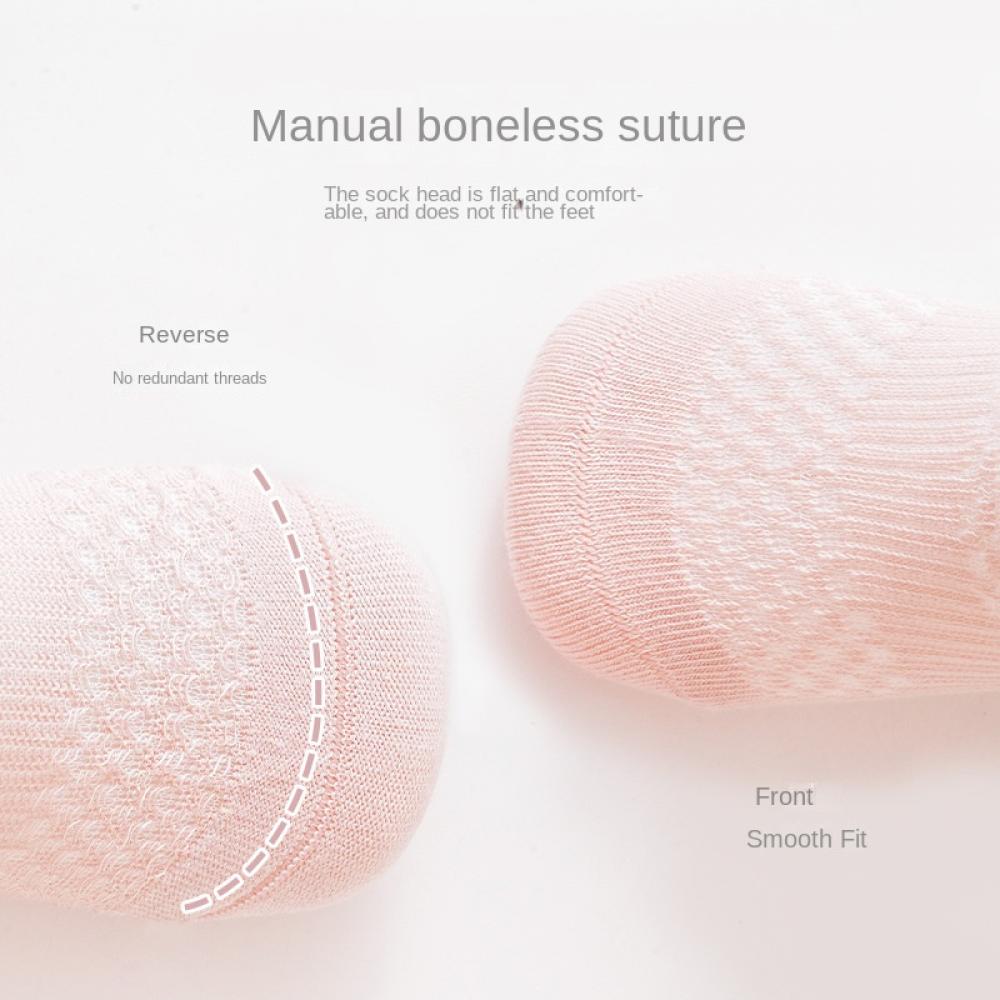 2PCS Baby stockings summer mesh children's anti-mosquito socks combed cotton candy color newborn over-the-knee socks Baby Wholesale Clothes